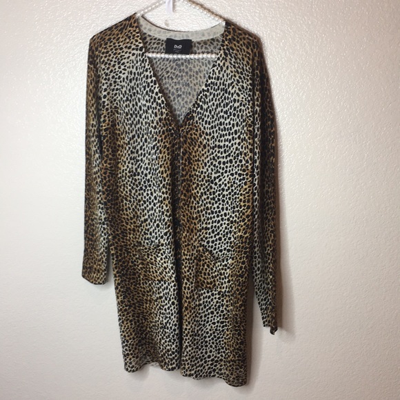 Dolce & Gabbana leopard Cardigan Size 40 - Picture 2 of 7